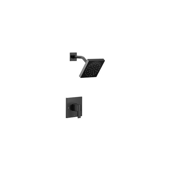 90 Degree M-Core 2 Series Shower Only Trim in Matte Black